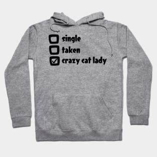 Crazy Cat Lady Valentine's Day Hoodie